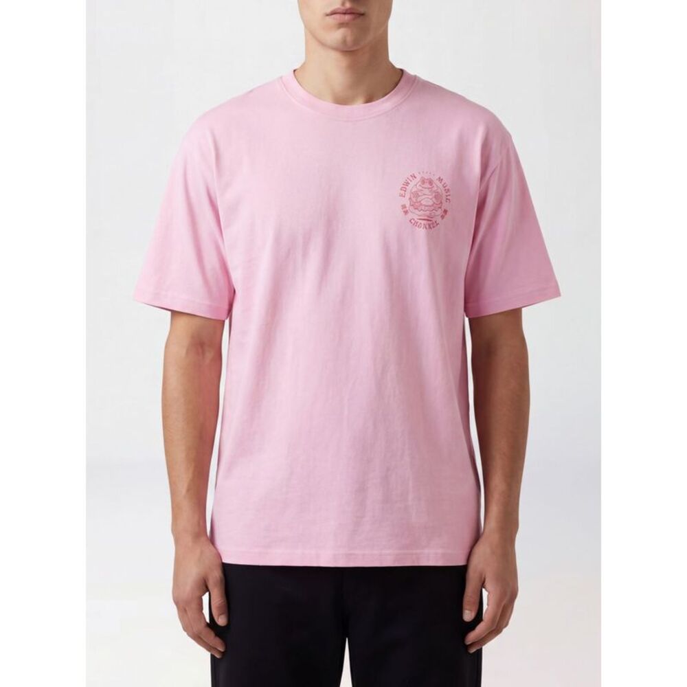 Edwin T-Shirt Men Fuchsia